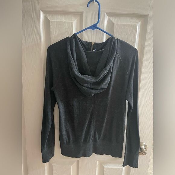 Nike Dark Heathered Gray Sportswear Gym Vintage Zip Hoodie Size Small EUC - Picture 4 of 5